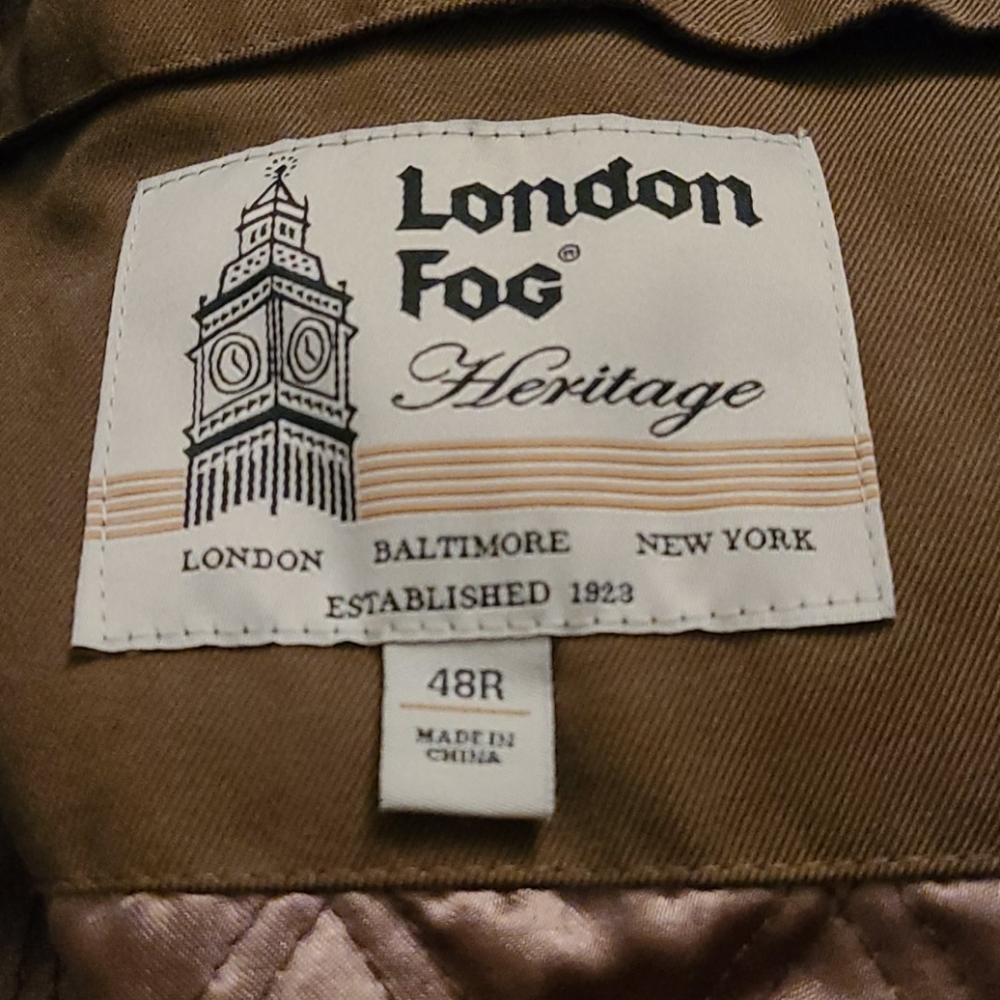 London Fog Men's Iconic Trench Coat NWT - Picture 3 of 12